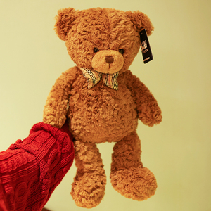 【工厂代发正版抱抱宝贝克莱尔熊抱枕公仔小熊玩偶泰迪熊毛绒玩具