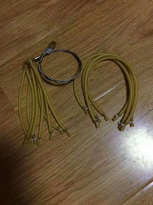 龙胆配件3060内穿40卡球连发专用钢丝高弹力皮筋组弹弓圆皮