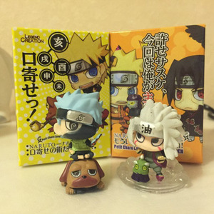 国产动漫火隐忍者盲盒蛋疾风传漩涡鸣人周边桌面公仔盲袋手办摆.