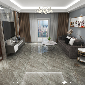 广东佛山通体大理石灰色瓷砖地砖现代客厅防滑玻化800x800地板砖