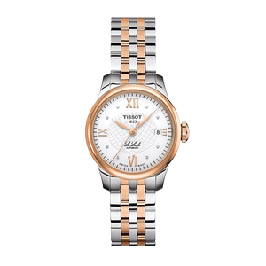 tissot天梭1853力洛克自动机械手表间金钢带瑞士女表t41.2.183.16