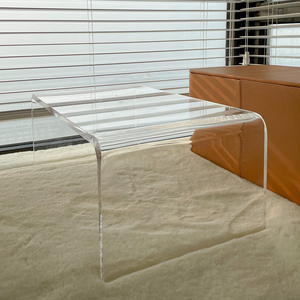 透明亚克力飘窗小桌子茶几网红简约现代榻榻米矮桌轻奢创意炕桌