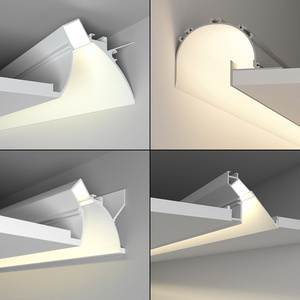 梵科无主灯家用悬浮顶虚光线形洗墙线条灯铝槽线性灯反光灯槽灯带