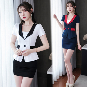 足浴工装2021新款显瘦气质足疗技师服装夏季保健师工作服spa沐足