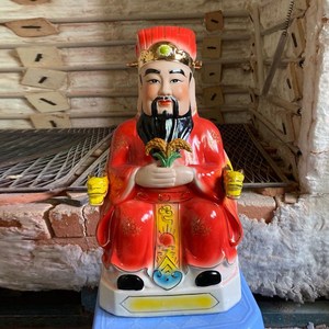 00城小陌淘宝三皇大帝佛像树脂摆件八卦大帝五谷神农伏羲神像祖师爷