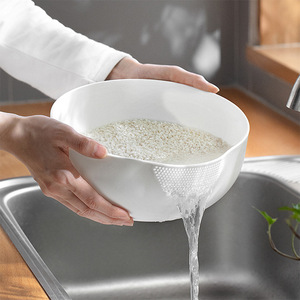 淘米篮淘米篓子沥水篮筛子家用淘米器洗米筛淘米盆洗菜篮洗菜盆筐