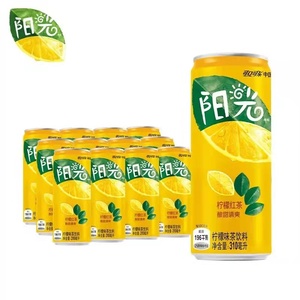 可口可乐阳光柠檬茶饮料310ml*12罐装整箱经典柠檬味果味饮品包邮