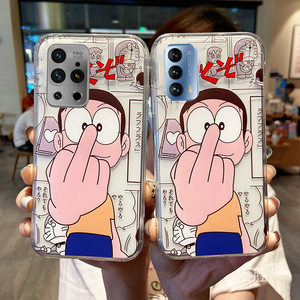 竖中指大熊适用于魅族18手机壳17趣味17pro卡通18pro透明18s硅胶18s