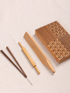 日本和果子工具全套和菓子练切丸棒三角棒模具四纹千筋板压花筷针