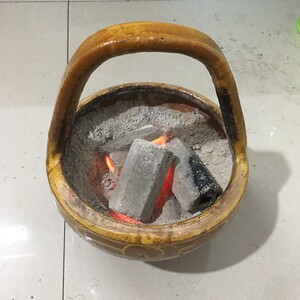 传统手提木炭取暖炉家用室内柴炭火炉便携农村老式小碳炉烤火炉子