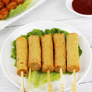 立圆香葱肉轮 10串关东煮食材711便利店商用串串麻辣烫火锅丸子