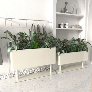 隔断花箱组合定制铁艺绿植箱门店外摆围栏网红店室内外装饰种植槽