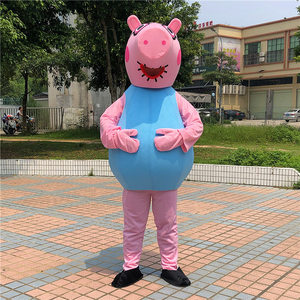 小猪服装佩奇卡通人偶服装抖音网红猪小屁玩偶服活动表演道具人物