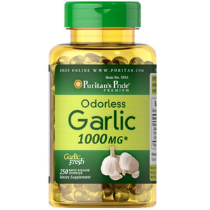 普丽普莱 大蒜精油1000mg*250粒软胶囊 无臭 puritans pride