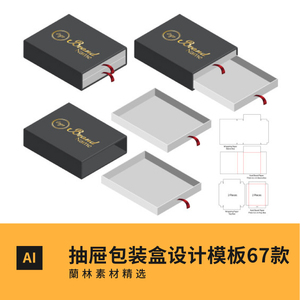 包装盒刀模版设计