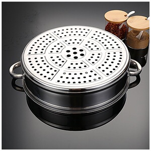 蒸格电饭锅蒸笼通用16/18/24cm老式蒸锅笼屉煮锅炒菜配件家用加高