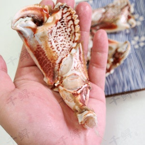 超大元宝蟹面包蟹钳蟹脚鲜活冷冻水产馒头蟹腿肉福建直发4斤送1斤