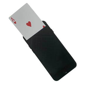 自动手机魔术变牌新款2020多功能感应扑克出入牌道具器变换牌袖口