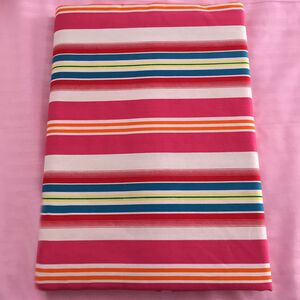 彩色条纹被里纯棉全棉加厚怀旧老式粗布床单被夹里被单配丝绸被面