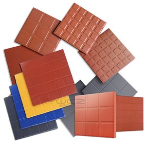 红缸砖广场砖红色灰色室内公园餐厅户外吸水防滑防潮地砖300x300