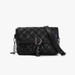 小羊皮流苏单肩斜挎包