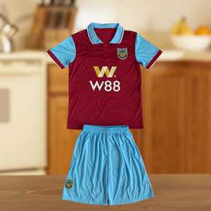 2324赛季英格兰伯恩利球衣主场客场短袖套装足球运动_