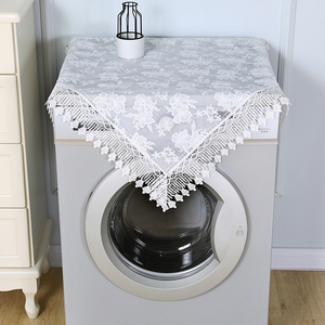 滚筒洗衣机盖布盖巾全自动洗衣机防尘布遮盖布万能盖巾洗衣机布罩