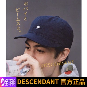 descendant popeye beams棒球帽嘻哈复古平沿小鲸鱼p字母鸭舌帽子