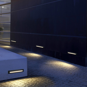 led地脚灯嵌入式壁灯别墅户外防水景观庭院灯外墙角灯楼梯台阶灯