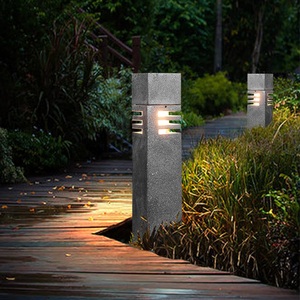 户外灯防水园林景观灯公园创意花园别墅草地灯庭院灯仿石柱草坪灯