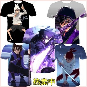 暗影刺客柒的衣服周边五六七阿染大号同款全身印伍67学生儿童装