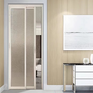 pd门窄边推拉平开一体磁吸门吊轨折叠长虹玻璃厨房衣帽间卫生间门