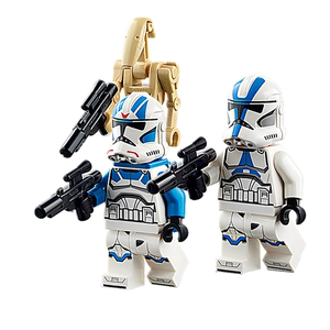 lego乐高 星球大战人仔 501军团 克隆人士兵队长 sw1093 94 75280