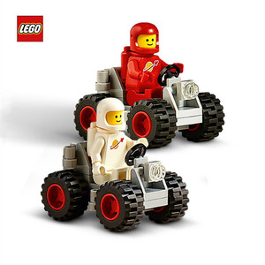 LEGO乐高 经典太空人仔 10497 80111 月球车 sp132 tlm110 红白紫