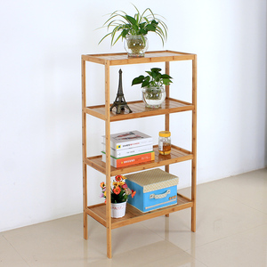 楠竹厨房架子置物架落地多层收纳架整理架家用储物架卧室收纳神器