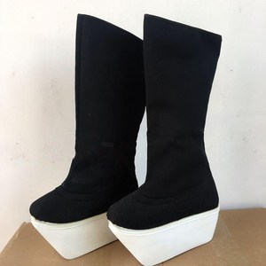 戏曲戏剧京剧越剧古装靴子小生鞋厚底靴朝方朝靴高靴官靴 武生