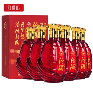 汾酒42度红帆海峡情汾 山西杏花/村纯粮食清香型白酒500ml*6瓶装