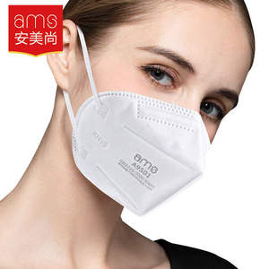 安美尚口罩kn95口鼻罩5层防护防飞沫防粉尘防雾霾男女通用独立包