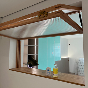 订制室内平推对开上下左右折叠实木制窗框上翻复古日式木窗厨窗户