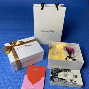 专柜ck纸袋香水礼品袋子ck包装盒手提购物袋ck礼品盒子包装袋