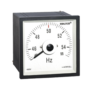 f96-hz广角度船用表wdg96-hz交流指针式频率表45-55hz 400v 96*96