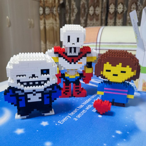 strive逗毛淘宝兼容乐高sans微小颗粒拼装积木成年益智玩具拼图传说