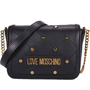 love moschino爱莫斯奇诺饰钉单肩包斜挎包女包腰包背包包袋