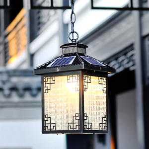 中式现代户外吊灯防水阳台走廊过道庭院灯花园葡萄架凉亭室外吊灯