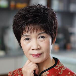 假发女短发真发全真自然妈妈蓬松卷发中老年女士光头全头套真头发