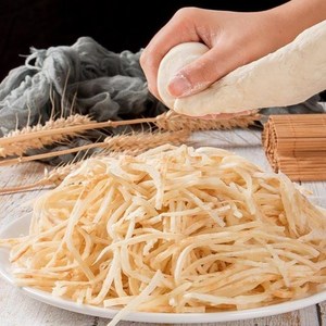 饼丝炒饼手工1-5斤烩饼河北特产饼条现做现发家用商用真空包装