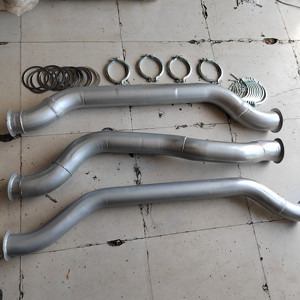 适配陕汽重卡德龙新m3000排气管总成汽车配件连接管原厂改装 零件