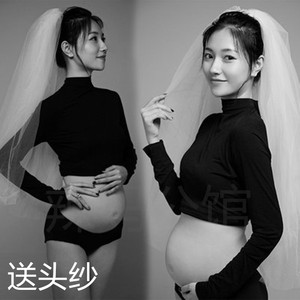 厂家孕妇照片在家拍照服装写真影楼大肚孕照摄影服饰影楼孕妈写真