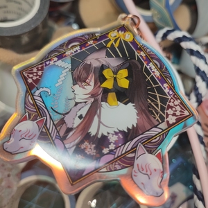 【预售】少女前线同人挂件和服ump45彩虹板挂件闪粉板挂件