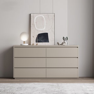 实木网红斗柜轻奢现代高端卧室床尾置物柜主卧房间收纳六斗柜定制